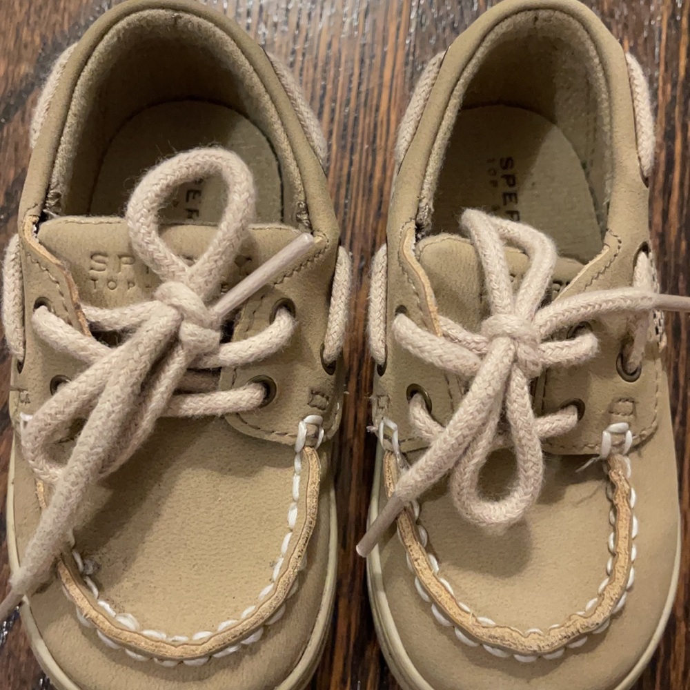 Sperry Baby Boat Shoes - size 4